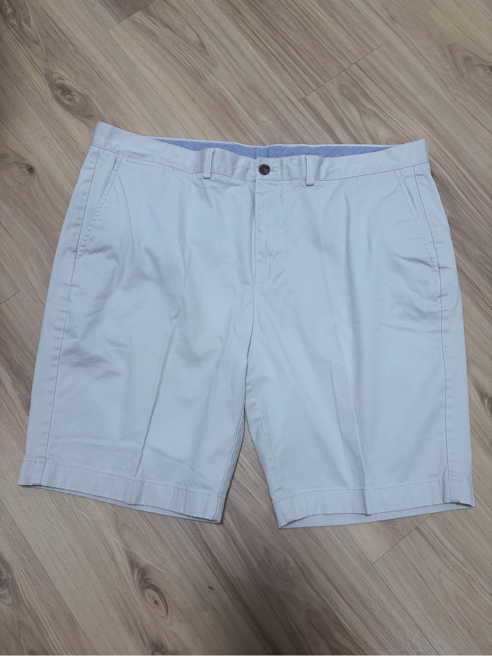 Brooks Brothers Men's Stretch Cotton Chino Shorts - Light Blue - Size W42